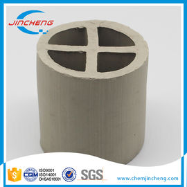 Excellent Performance Ceramic Random Packing , 80mm Ceramic Cross Partition Ring